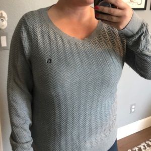 Chase employee attire sweater